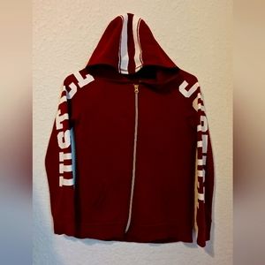 Justice girls red sweater size 10